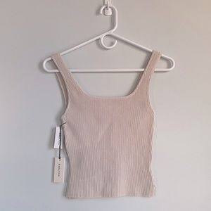 Babaton cropped tank in lilac cloud